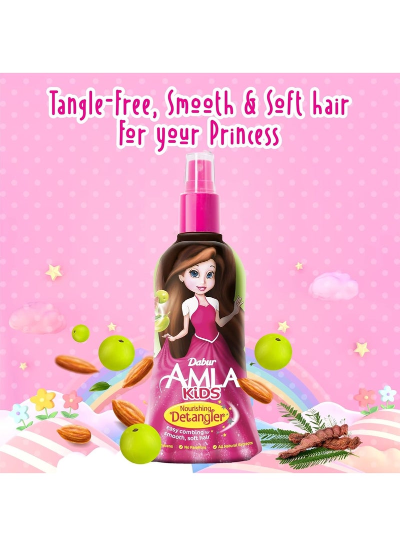 دابر أملا للأطفال مزيل تشابك الشعر + زيت شعر + شامبو (3 × 200 مل) | مستخلصات طبيعية | عناية لطيفة لشعر قوي وطويل | عبوة اقتصادية - Image 4