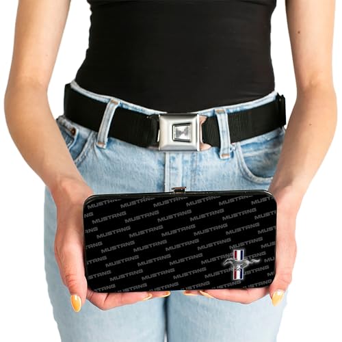 Buckle Down Buckle-Down Women's Buckle-Down Hinge Wallet - Mustang, 7" x 4" - Image 3