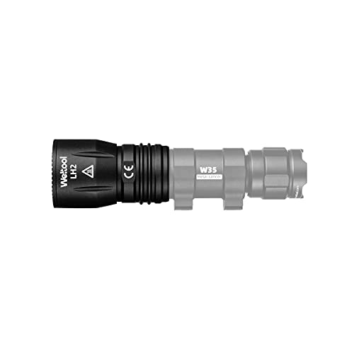 Weltool LH2 High Density Infrared LED Light Head,Single Mode, Throwing Beam Weapon Light Head W35, W65, BB3, BB6 Light Body and Surefire M600DF Body (Black) - Image 2