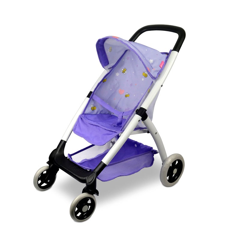 Anivia Baby Doll Stroller for 18 inches American Girl Dolls with Multi Function DA422PURPLE - Image 2