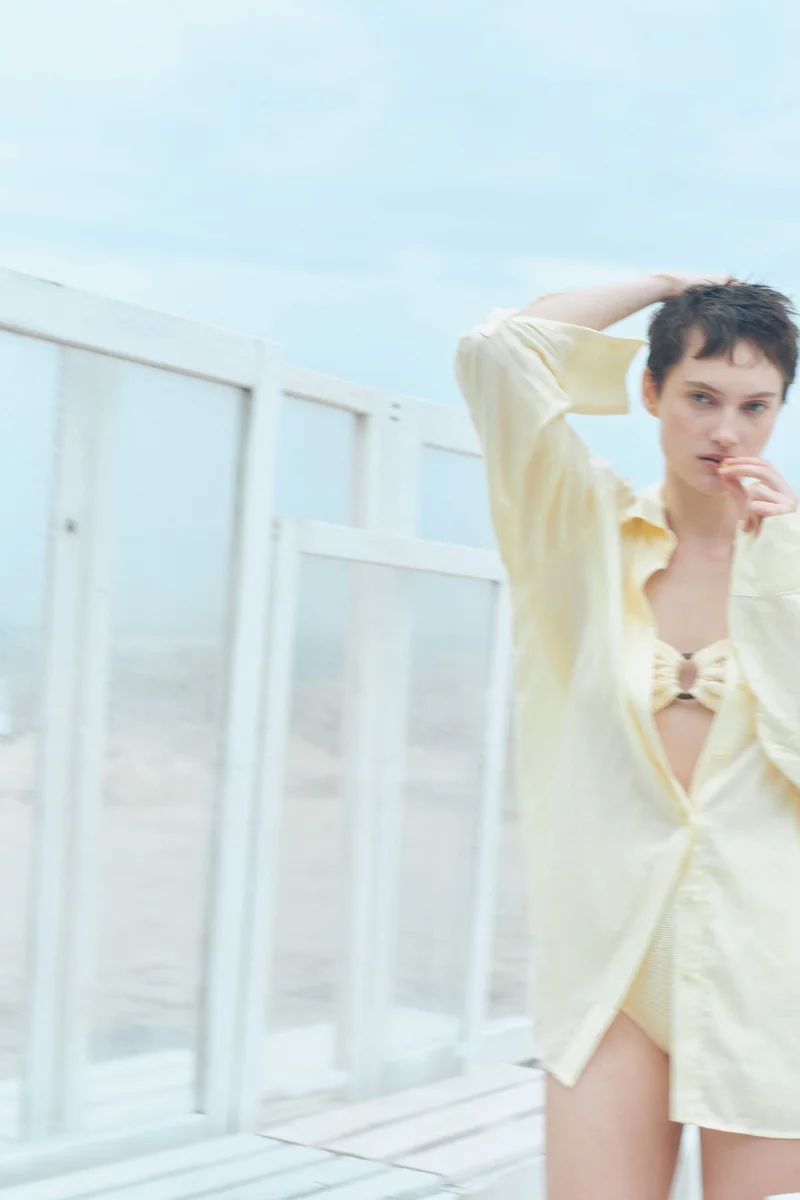 H&M Linen-blend shirt