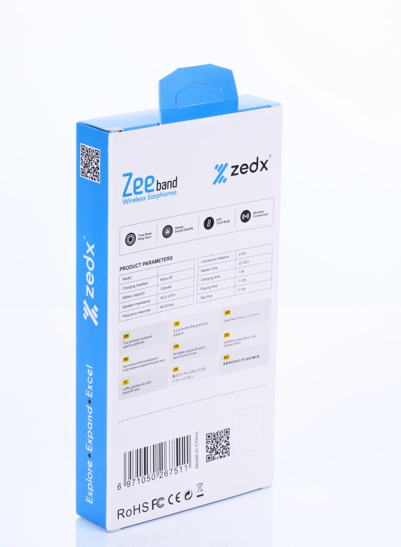 ZEDX ZEEBAND Wireless Earphones – ZB24 - Image 3