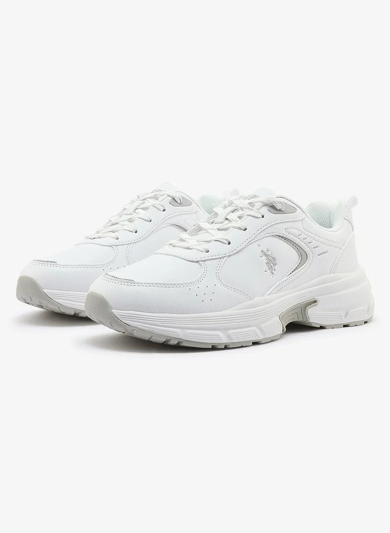 U.S. Polo Assn. Women’s White ROX GLB 6FX Chunky Sneakers – Stylish Everyday Platform Shoes for Women - Image 4