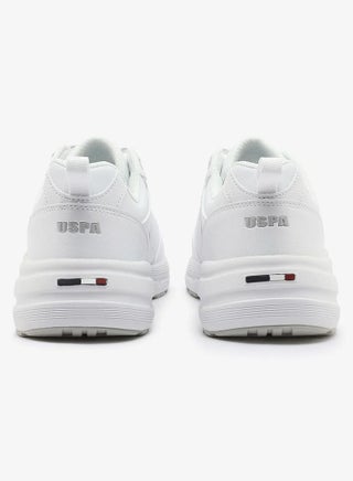 أحذية رياضية نسائية بيضاء من U.S. Polo Assn. ROX GLB 6FX – أحذية منصة أنيقة للاستخدام اليومي للنساء - view 5