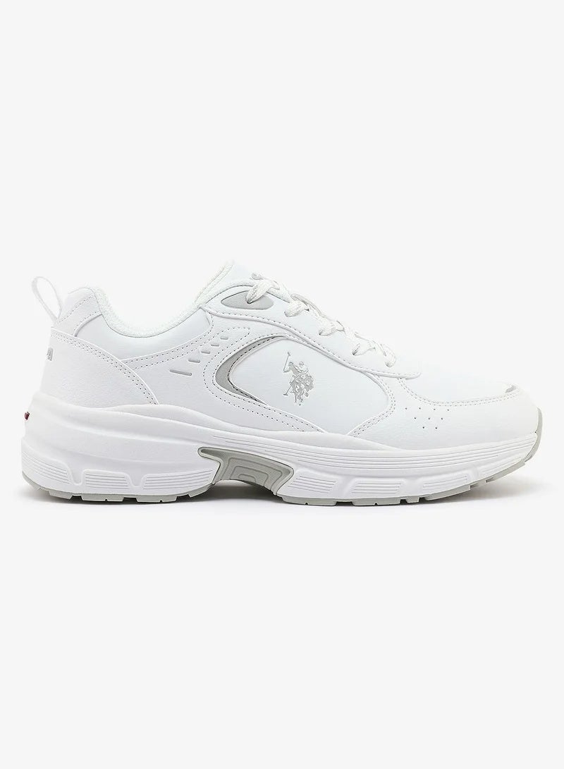 U.S. Polo Assn. Women’s White ROX GLB 6FX Chunky Sneakers – Stylish Everyday Platform Shoes for Women - Image 2