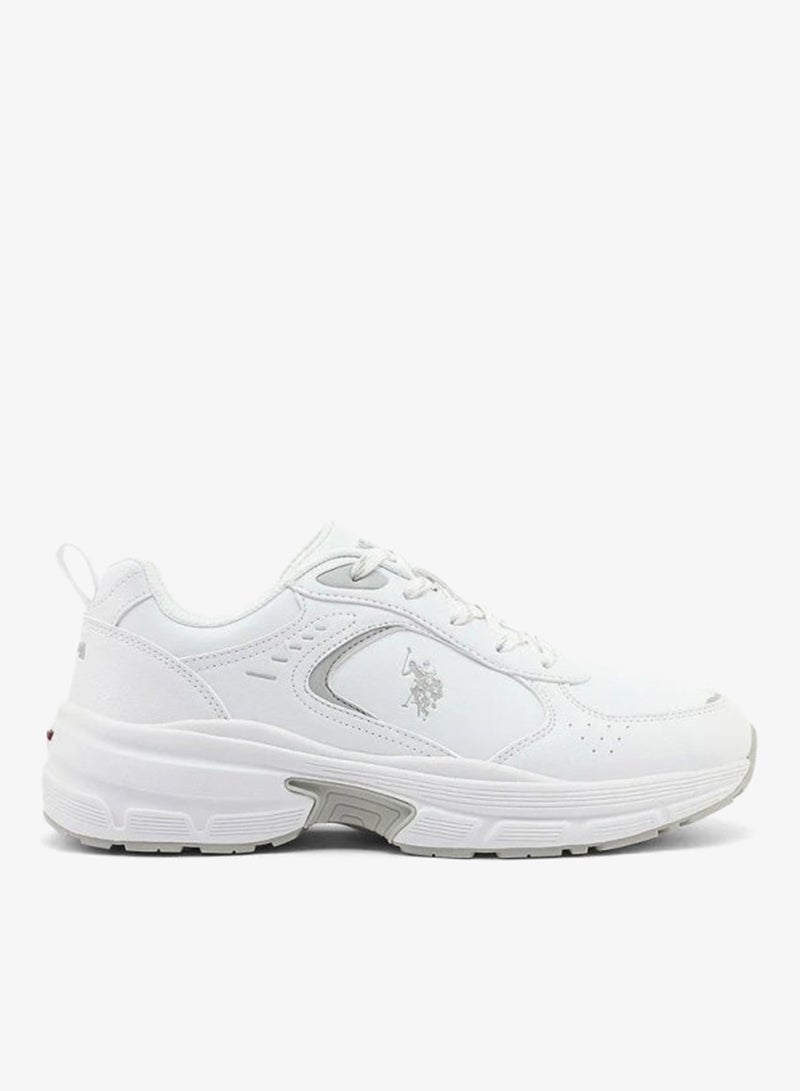 U.S. Polo Assn. Women’s White ROX GLB 6FX Chunky Sneakers – Stylish Everyday Platform Shoes for Women - Image 1