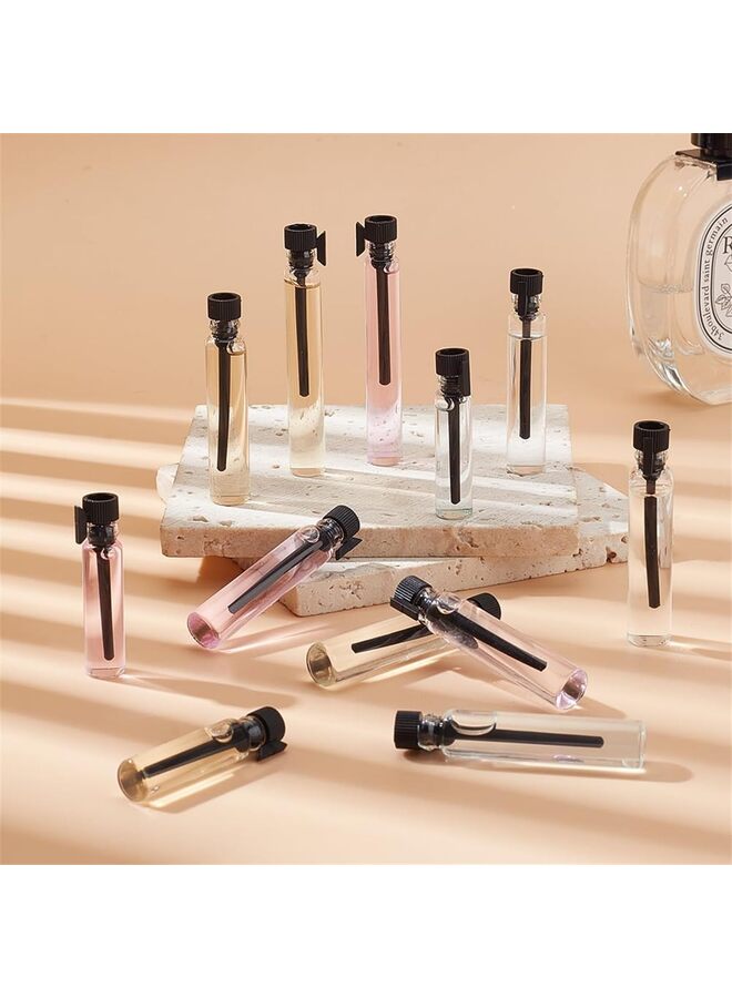 150 perfume sample bottles, leak-proof, 1ml, 2ml, 3ml mini empty perfume bottles, glass bottles with caps, suitable for essential oils, aromatherapy, body oils (white). - Image 5