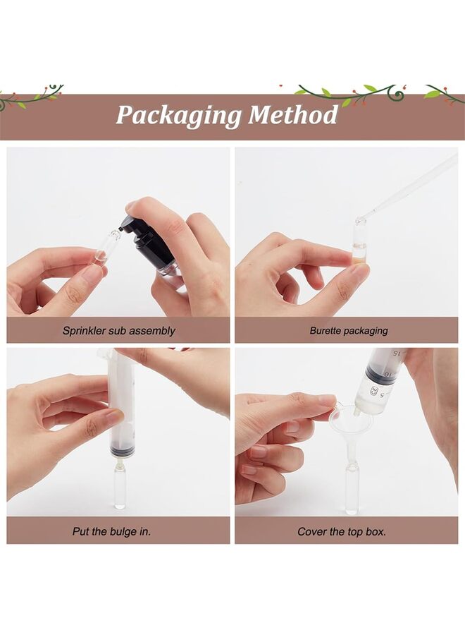 150 perfume sample bottles, leak-proof, 1ml, 2ml, 3ml mini empty perfume bottles, glass bottles with caps, suitable for essential oils, aromatherapy, body oils (white). - Image 3