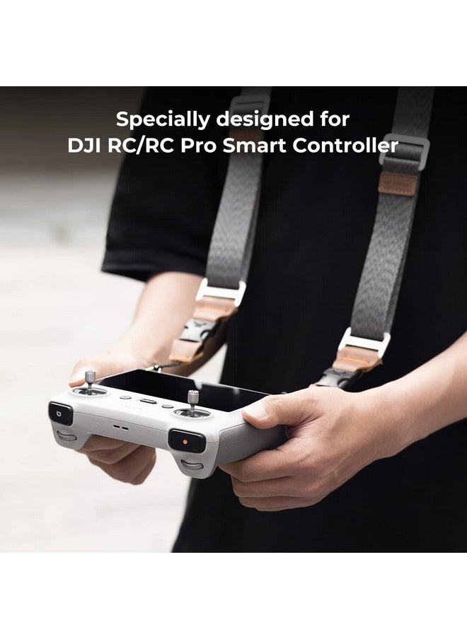 K&F Concept Neck Lanyard Strap For Dji Rc/Dji Rc Pro/Dji Rc 2 Smart Controller, Adjustable Shoulder Tape Band Compatible With Dji Mini 4 Pro/Mini 3 Pro/Mavic 3 Pro Cine/Air 2S/Air 3 Remote Controller  - Image 3