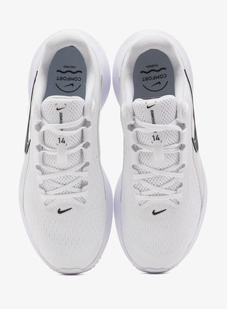 Nike Downshifter 14 Trainers for Men - White/Black - view 4