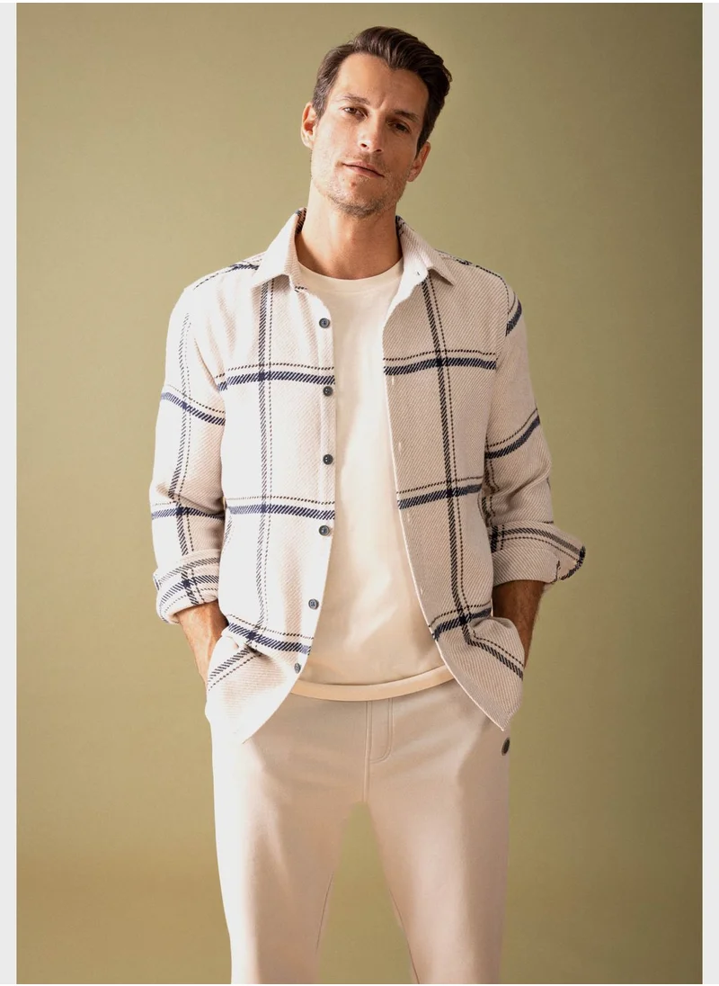 DeFacto Checked Regular Fit Shirt