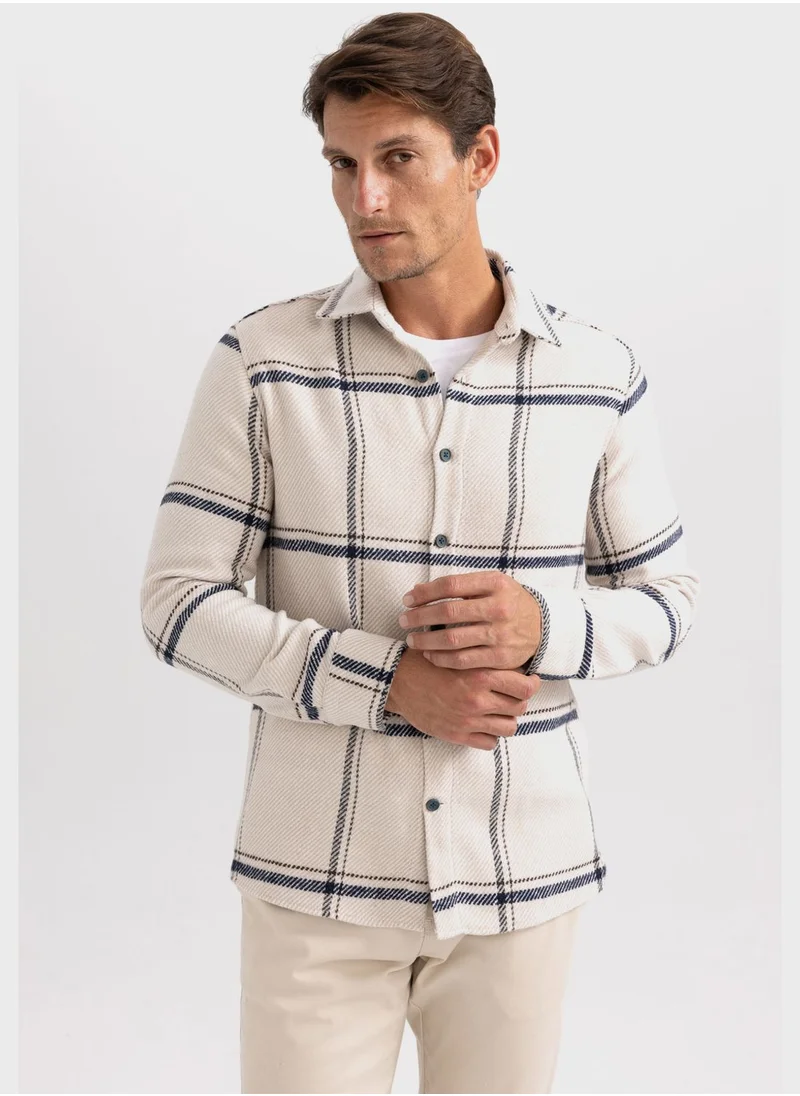 DeFacto Checked Regular Fit Shirt