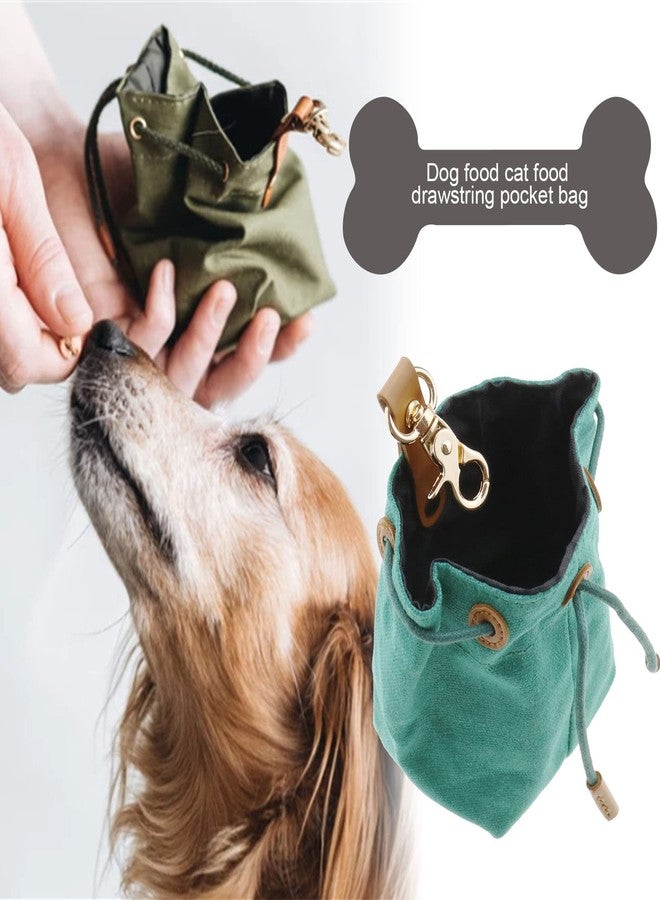 كريت آيديا حقيبة مكافآت الكلاب سهلة التنظيف، حقيبة تدريب مزودة بمشبك ورباط، حقيبة طعام للحيوانات الأليفة، مثالية لتدريب الكلاب والأنشطة الخارجية والمشي، صديقة للبيئة. - Image 2