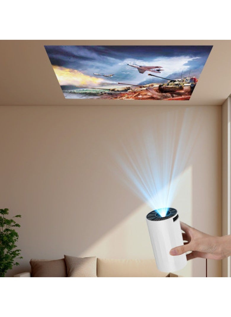Generic - Smart Mini Projector 5G WIFI, Support 4K, Big Screen Experience with Premium 360 Sound Bluetooth Movie Projector Compatible With Android - Image 1