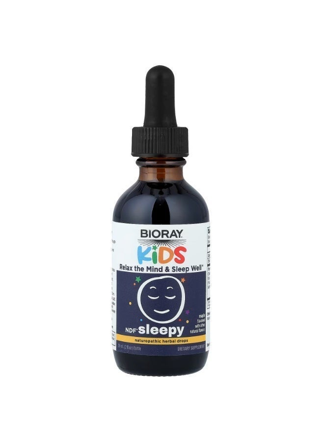 BIORAY Kids, NDF® Sleepy, Maple, Alcohol Free, 2 fl oz (59 ml) - Image 4