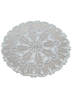 Generic 24-Piece Plastic Doilies Paper silver 15cm  - Image 1