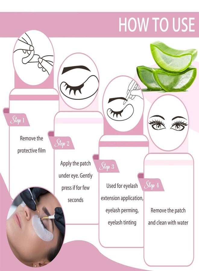 myaokue-up 102 pcs Natural Hydrogel Eye Gel Pads V- Shape Collagen and Aloe Vera Patches for Under Eyes Premium Eye Mask Beauty Tool Kit (Silver) - Image 4