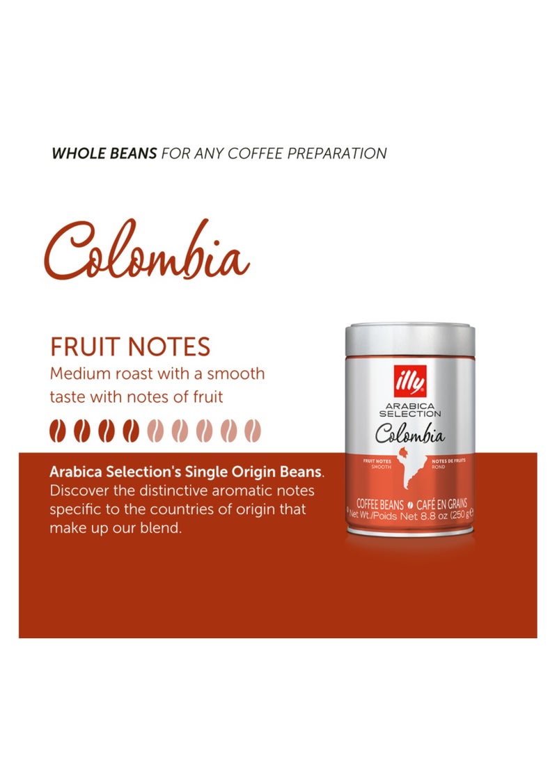 Illy Arabica Selection Colombia Whole Bean Coffee 250g - Image 5