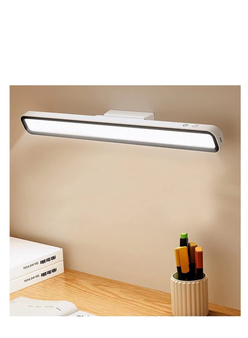 Excefore Wireless Under Desk Lights, Magnetic Desk Light, Adjustable Color Temperature Brightness Magnetic Under Cabinet Lights, Rechargeable USB-C Powered Lighting, for Desk, Makeup, Study, Kitchen - Image 1