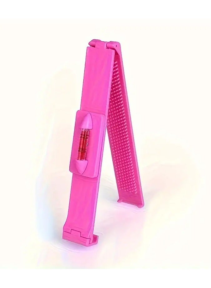 Rozino 2pcs/Set Bangs Cutting Tool Set, DIY Hair Trimming Guide With Level, Home Use Haircutting Clip For Fringe  - Image 2
