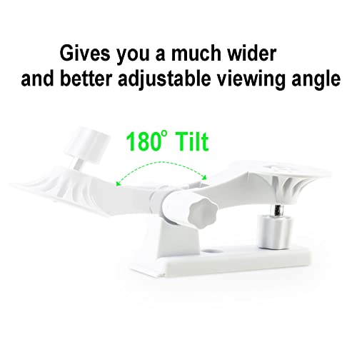 LEFXMOPHY Wall Mount Compatible for Blink Mini Pan-Tilt Mount for Ceiling Mounting Kit 180 Degree Adjustable (1PACK White) - Image 3