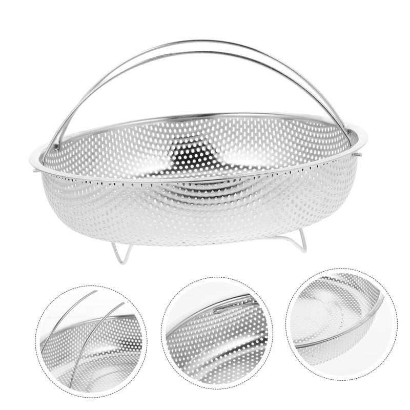 Stainless Steel Steamer Basket for Rice Cooker Reusable Tray for Eggs Vegetables Seafood Buns - Image 5