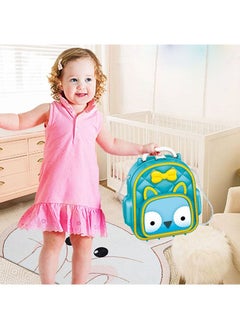 Swift 24 Pcs Kitchen Set 2 in 1 for School Packing Bag Cooking Play Toys Kitchen Chef Set Toy Accessories Including, and Easy to Store, with Fun Game for Girls and Boys Blue  - Image 5