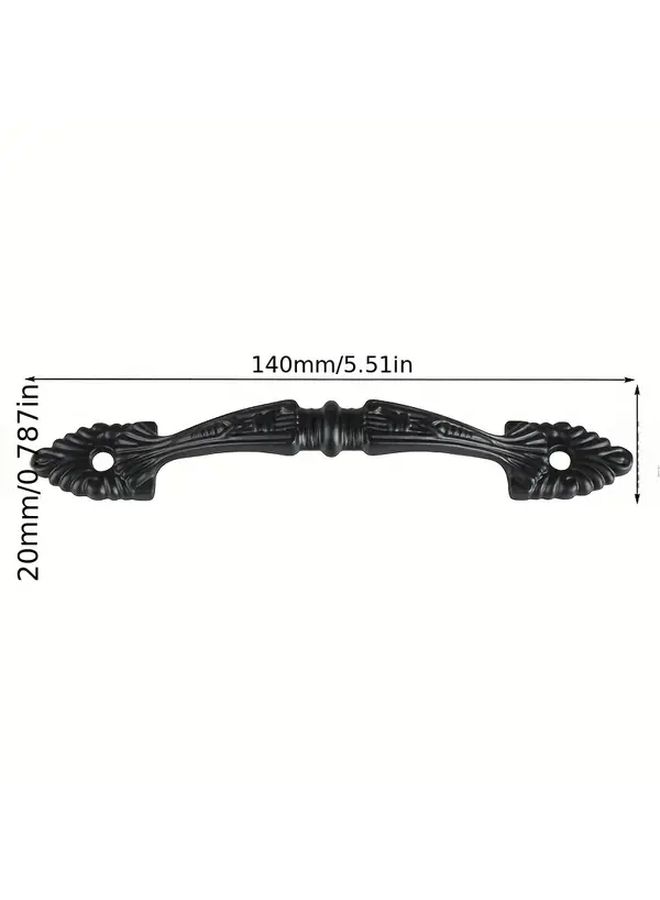 Antique Black Bow Tie Cabinet Pulls Set Of 4 Zinc Alloy And Cast Iron Hardware - Image 3