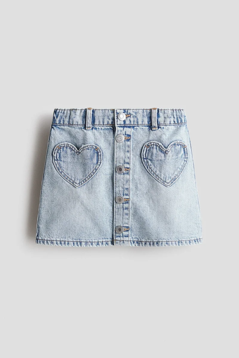H&M A-line denim skirt