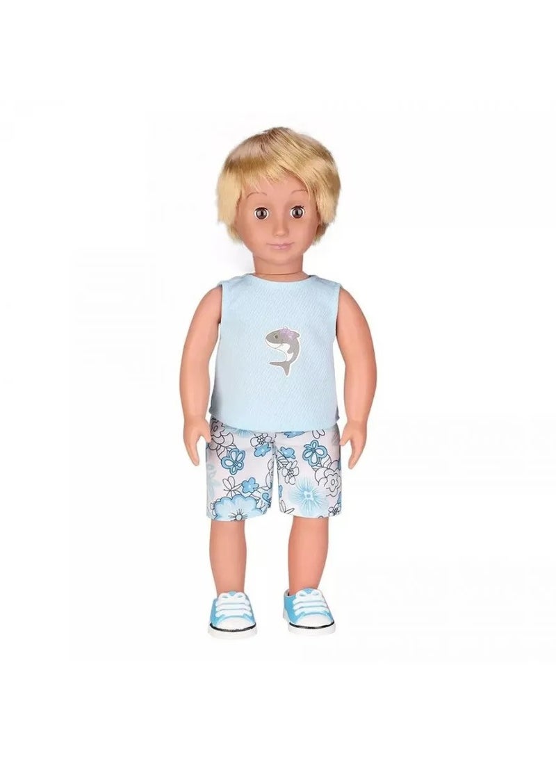 Fashion Model 18 inch Arab Muslim Boy Baby Doll - Image 2