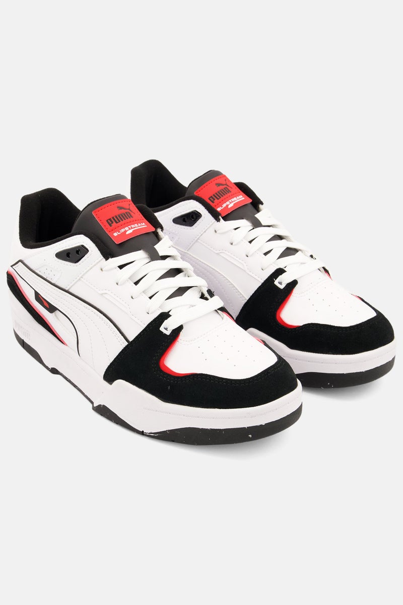 PUMA Men Slipstream Lace Up Base Ball Shoes, White - Image 1