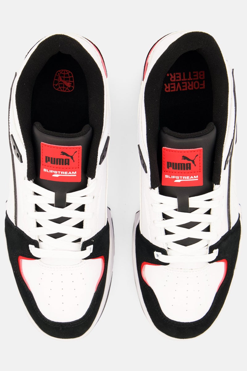 PUMA Men Slipstream Lace Up Base Ball Shoes, White - Image 3