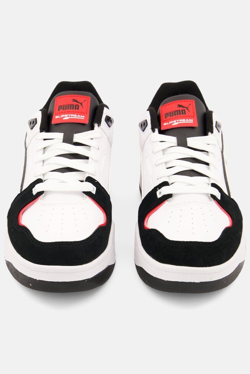 PUMA Men Slipstream Lace Up Base Ball Shoes, White - Image 4