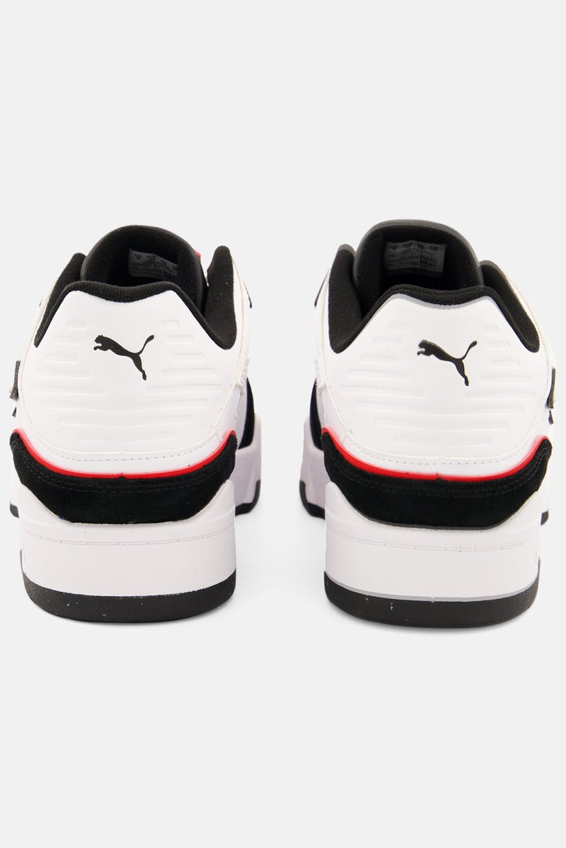 PUMA Men Slipstream Lace Up Base Ball Shoes, White - Image 2