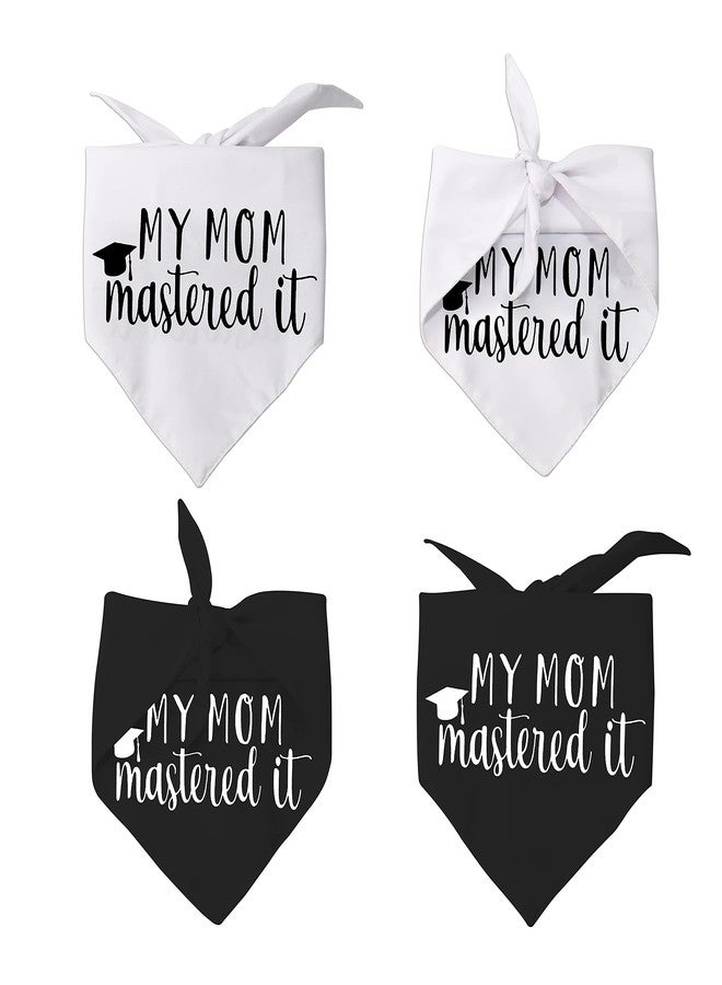 G2TUP 2 Pack My Mom Mastered It Dog Bandana Mom Graduation Announcement Gift (My Mom Mastered It DB) - Image 4