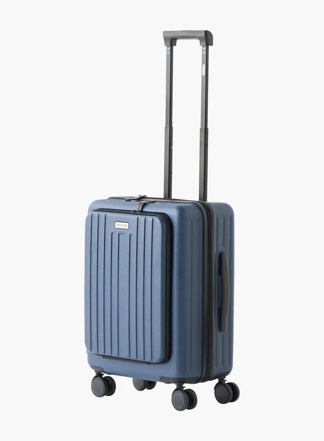 وايف Textured Hardcase Trolley with Retractable Handle - 20 inches Cabin Bag