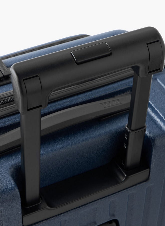 Wave Textured Hardcase Trolley with Retractable Handle - 20 inches Cabin Bag - Image 5
