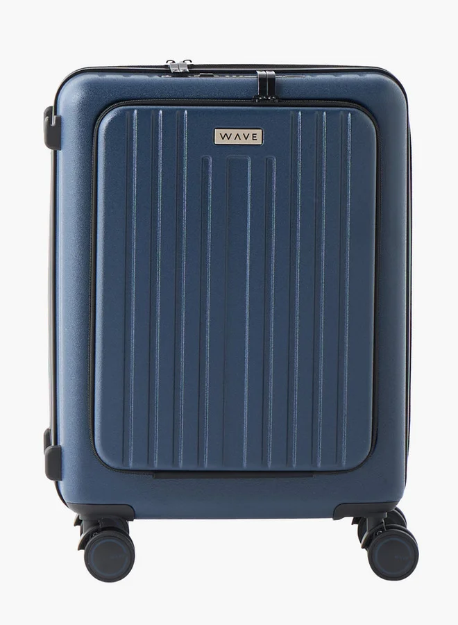 وايف Textured Hardcase Trolley with Retractable Handle - 20 inches Cabin Bag