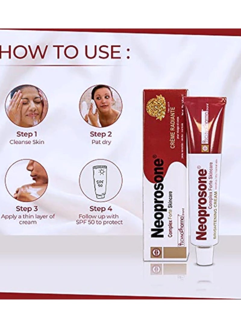 Neoprosone Complex Forte Skincare Brightening Cream 50g  - Image 4