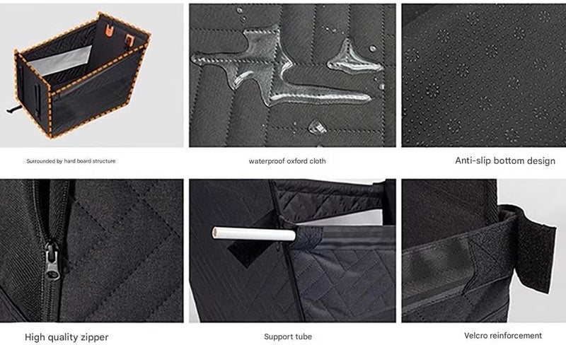 Dog Car Seat for Chevrolet Trailblazer 1st 2nd 3rd Generation/Avalanche, Stable Waterproof Foldable Dogs Travel Bed with Hard Bottom Breathable Mesh Window Pet Protector Blanket,B-S - Image 5