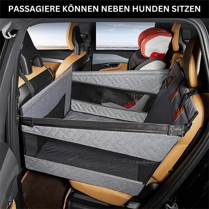 Dog Car Seat for Chevrolet Trailblazer 1st 2nd 3rd Generation/Avalanche, Stable Waterproof Foldable Dogs Travel Bed with Hard Bottom Breathable Mesh Window Pet Protector Blanket,B-S - Image 2