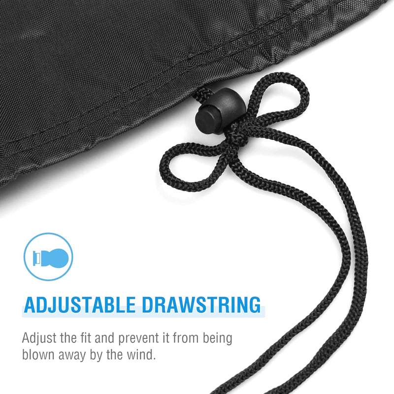 Kingling Outdoor Cooler Table Cover for Keter Cooler Tables, Waterproof Patio Storage Cooler Table Cover Patio Side Table Covers - 18''L x 18''W x18''H - Image 4