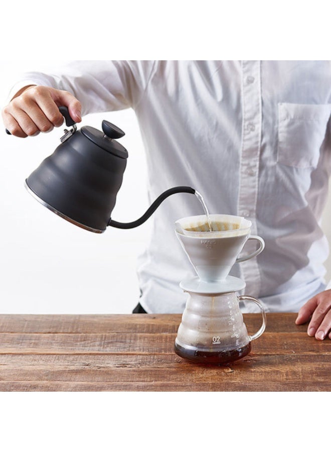 Hario V60 Buono Drip Kettle Stovetop Gooseneck Coffee Kettle 1.2L, Stainless Steel, Black - Image 5