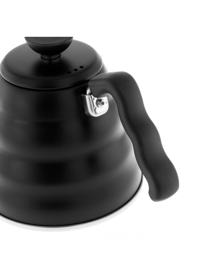 Hario V60 Buono Drip Kettle Stovetop Gooseneck Coffee Kettle 1.2L, Stainless Steel, Black - Image 4