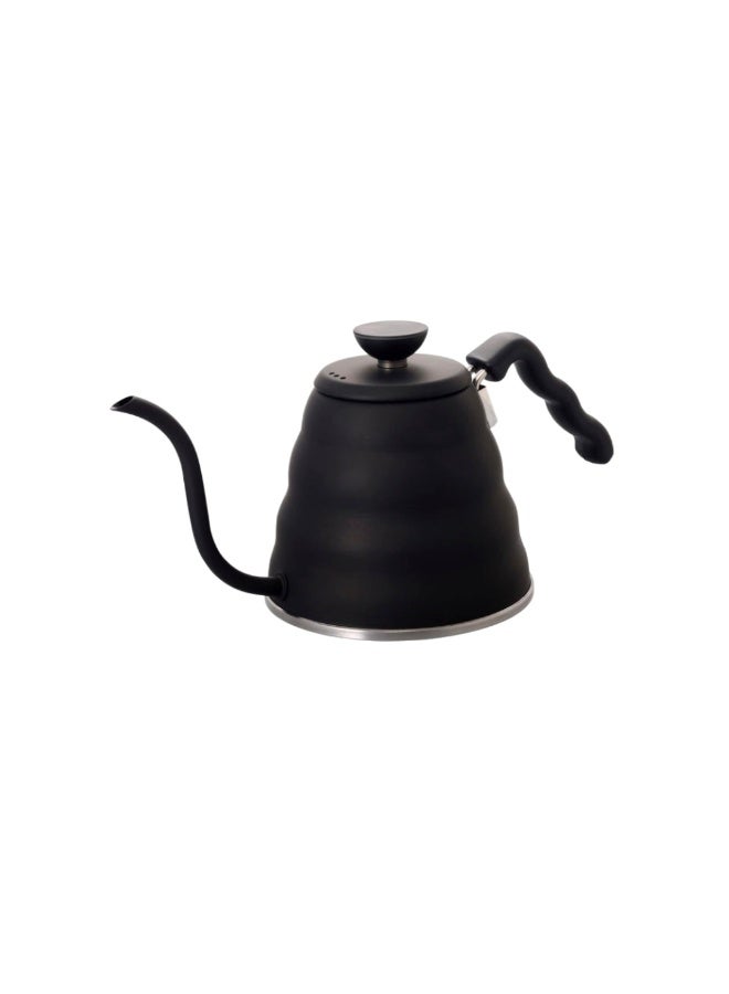 Hario V60 Buono Drip Kettle Stovetop Gooseneck Coffee Kettle 1.2L, Stainless Steel, Black - Image 1