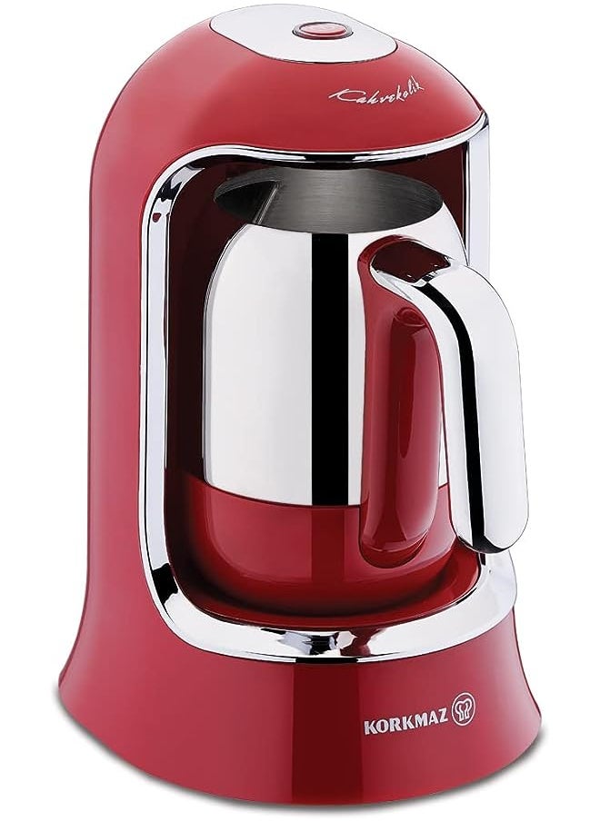 Korkmaz Kahvekolik Coffee Maker - Red, A860-03  - Image 1