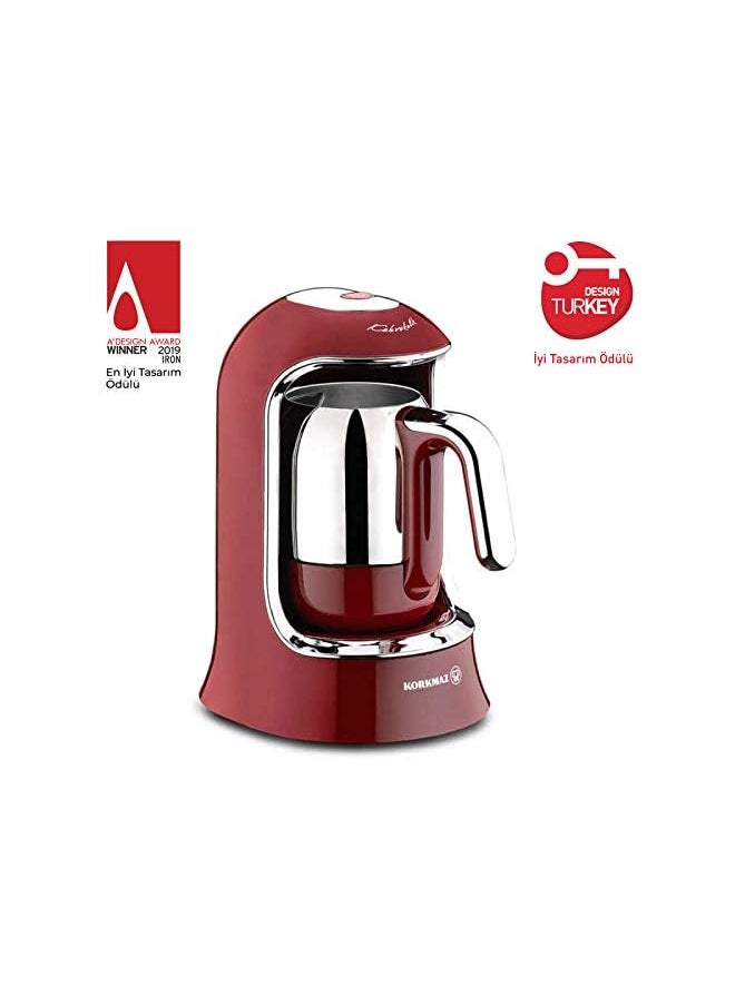 Korkmaz Kahvekolik Coffee Maker - Red, A860-03  - Image 4