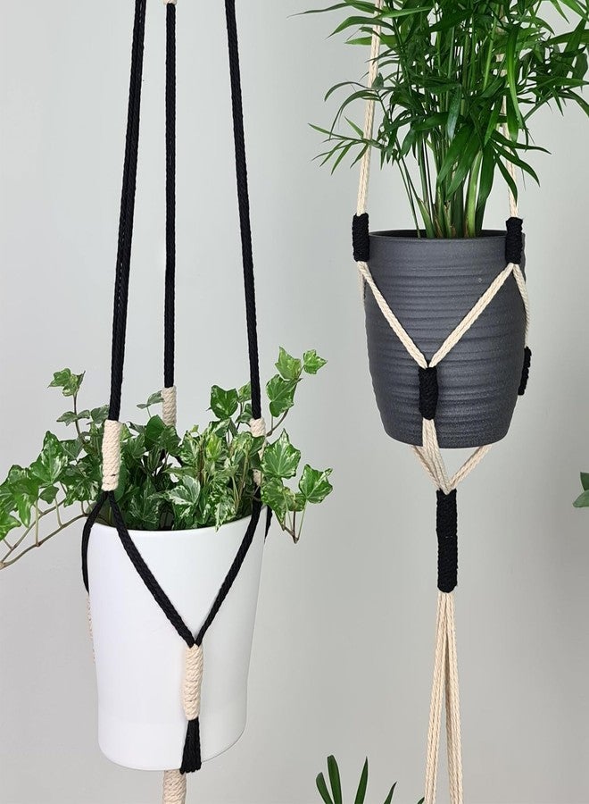 joycraft 2Pcs Soft Cotton Rope, 66Ft x 8MM Thick Rope, Black Cotton Rope, Soft Tying Long Rope for Hanging Clothes, Binding Luggage and Home Decoration(2pcs x 33ft) - Image 5