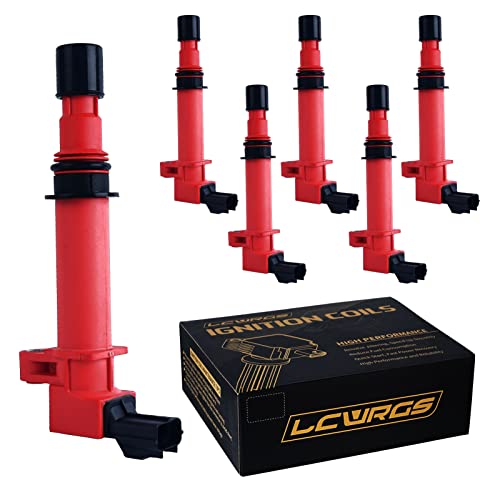 LCWRGS حزم لفائف الإشعال من 6 لسيارات 3.7 V6 2002 2003 2004 2005 2006 2007 2008 دودج رام 1500 بيك أب دورانغو داكوتا نيترو جيب جراند شيروكي كوماندر ليبرتي ميتسوبيشي رايدر 3.7L بديل UF270 - Image 1