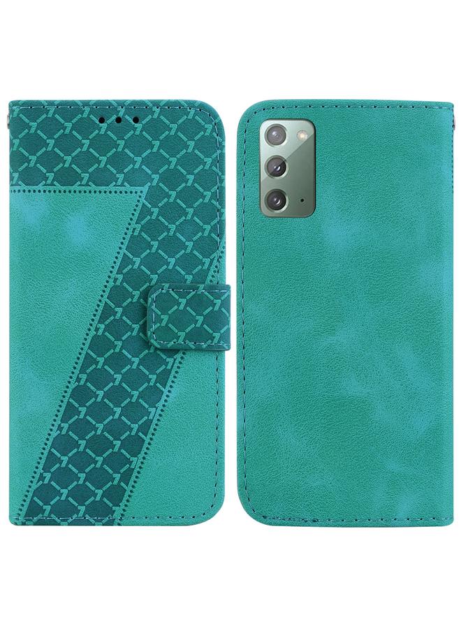 S-TOP Case For Samsung Galaxy Note20 Seven-shaped Embossed Leather Phone Case - Image 1